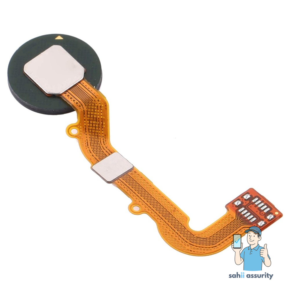 Fingerprint Sensor with Flex Cable for Xiaomi Redmi 9 Prime Black thumbnail